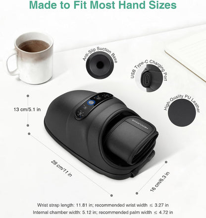 Premium Hand Massager with Heat Therapy